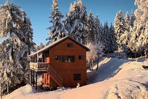 Foto van Prachtig chaletuitzicht op de Mont Blanc - Vakantiehuis in Pugny-Chatenod - 