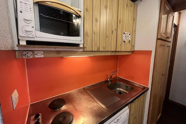 Foto van Appartement in Plagne Villages bij skipistes - Vakantiehuis in AIME LA PLAGNE - Kitchen