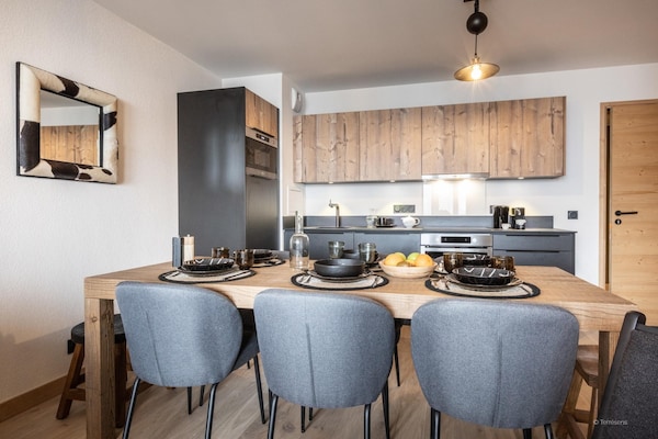 Foto van Appartement in Fornelet met Ski-In/Ski-Out - Vakantiehuis in AIME-LA-PLANGE - Kitchen