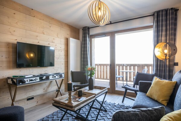 Foto van Appartement in Fornelet met Ski-In/Ski-Out - Vakantiehuis in AIME-LA-PLANGE - LivingRoom