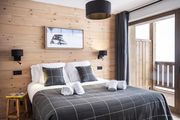 Foto van Appartement in Fornelet met Ski-In/Ski-Out - Vakantiehuis in AIME-LA-PLANGE - BedRoom