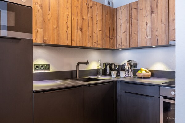 Foto van Appartement in Fornelet met Ski-In/Ski-Out - Vakantiehuis in AIME-LA-PLANGE - Kitchen