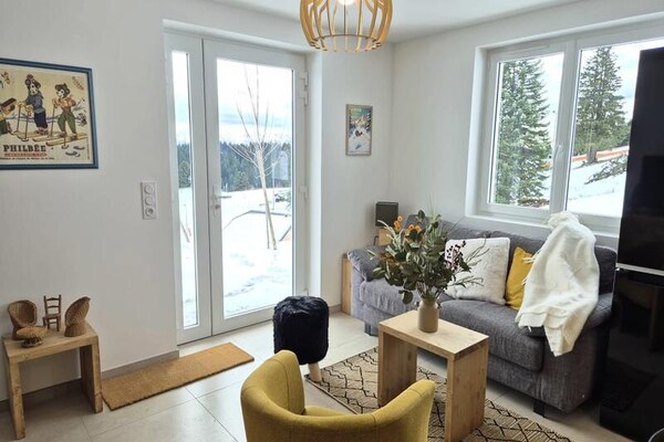 Foto van Prachtig appartement met uitzicht op de Mont Blanc - 