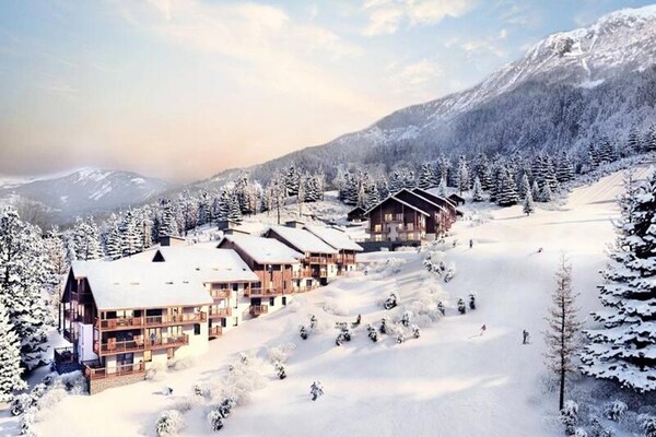 Foto van Appartement in La Charmette bij skipistes - Vakantiehuis in LES AVANCHERS VALMOREL - ViewWinter
