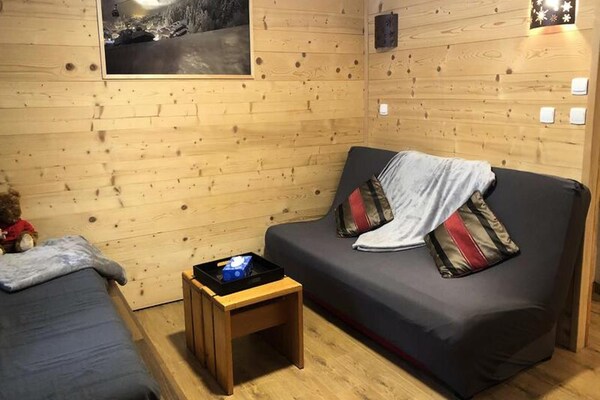 Foto van Appartement in La Forêt bij Planchamp Pistes - Vakantiehuis in LES AVANCHERS VALMOREL - LivingRoom