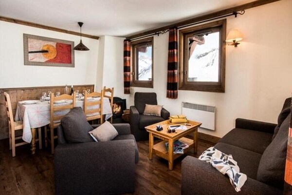 Foto van 4-kamerappartement 6 personen - open haard - Vakantiehuis in TIGNES LE LAC / LE LAVACHET - 