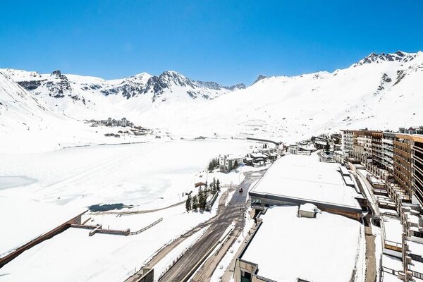 Foto van dichtbij pistes, winkels, uitzicht op het meer - Vakantiehuis in TIGNES - Untagged