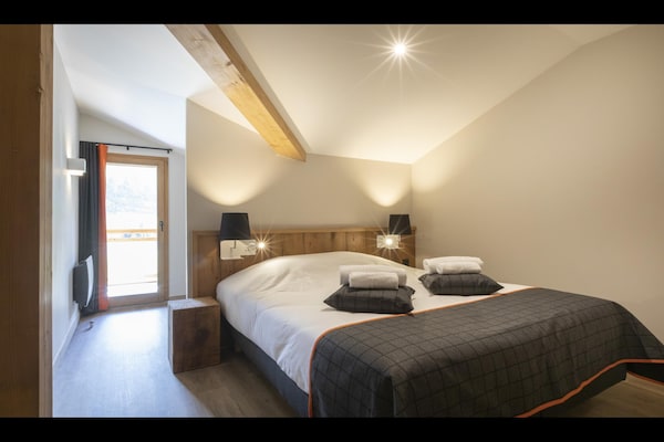 Foto van Appartement in Samoëns met Spa en Zwembad - Vakantiehuis in Samoëns - BedRoom