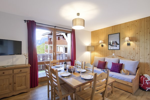 Foto van Chalet in Franse Alpen met Uitzicht - Vakantiehuis in VALMEINIER - LivingRoom
