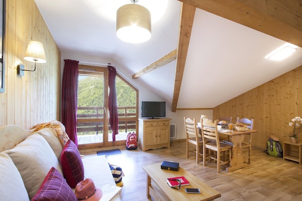 Foto van Gezins- en huisdiervriendelijke basis - Vakantiehuis in VALMEINIER - LivingRoom