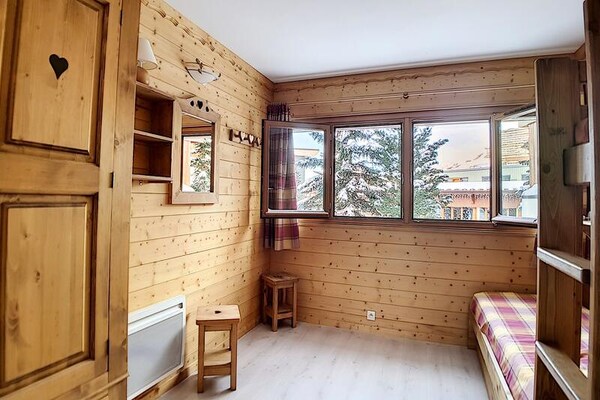 Foto van Aangenaam en licht appartement · Aan de voet van de pistes · Balkon - Untagged