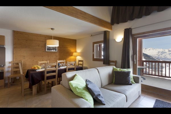 Foto van Appartement in Sainte-Foy bij Skiliften - Vakantiehuis in Sainte-Foy Tarentaise - LivingRoom