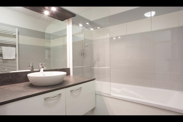 Foto van Appartement in Sainte-Foy bij Skiliften - Vakantiehuis in Sainte-Foy Tarentaise - BathRoom