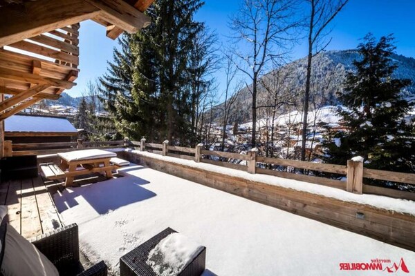 Foto van Residentie L'Auberge - Vakantiehuis in MORZINE - ExteriorWinter