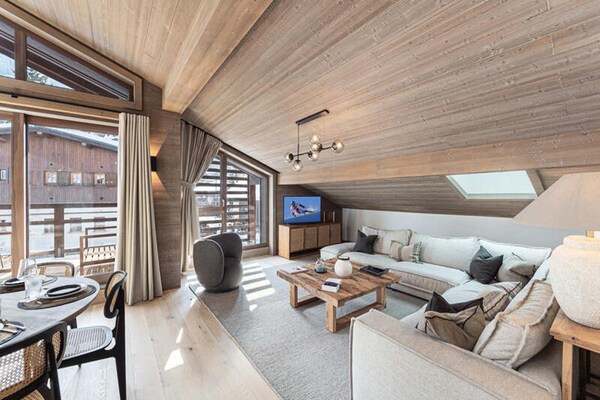 Foto van Hengst Een Woonplaats - Vakantiehuis in MEGEVE - LivingRoom