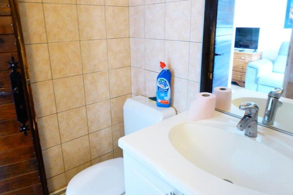 Foto van Residentie De lucht van de tijd - Vakantiehuis in LES CONTAMINES MONTJOIE - BathRoom