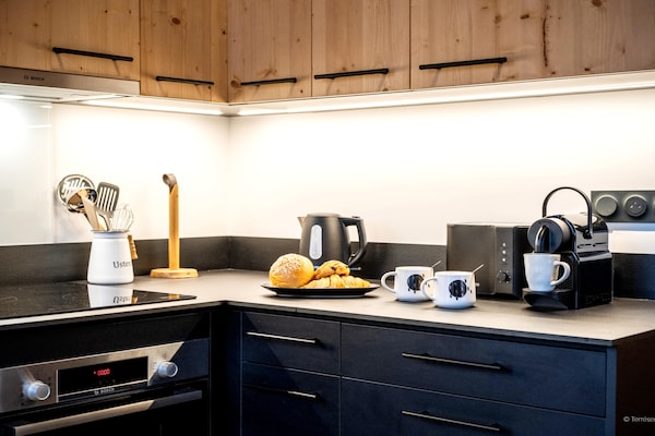 Foto van Appartement in La Chapelle bij Skilift - Vakantiehuis in la Chapelle dabondance - Kitchen