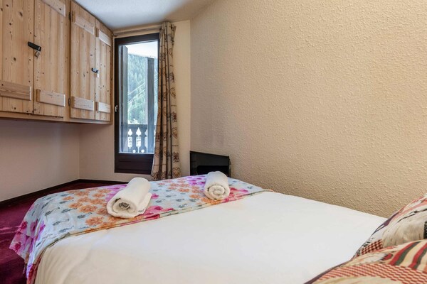 Foto van Appartement voor de gondels - Vakantiehuis in Chamonix-Mont-Blanc - BedRoom