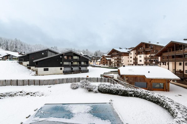 Foto van Studio in Morillon met Uitzicht op Bergen - Vakantiehuis in Morillon - AreaWinter1KM