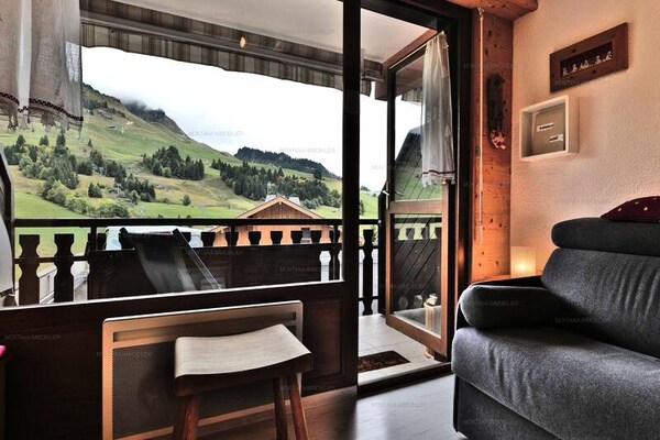 Foto van Appartement in Samance met uitzicht op de skipistes - Untagged