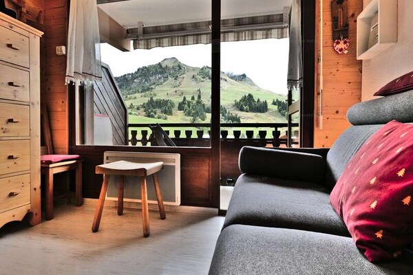 Foto van Appartement in Samance met uitzicht op de skipistes - Untagged