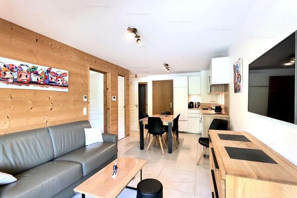 Foto van Appartement in Le Grand Bornand, uitzicht op Aravis - Untagged