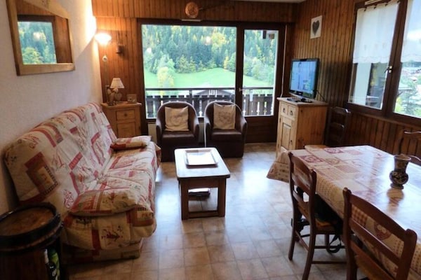 Foto van Appartement in Orée du Bois bij dorpscentrum - Vakantiehuis in LE GRAND BORNAND - LivingRoom