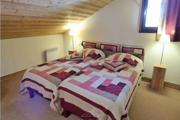 Foto van Appartement in Grand Bornand bij kabelbaan - Vakantiehuis in LE GRAND BORNAND - BedRoom