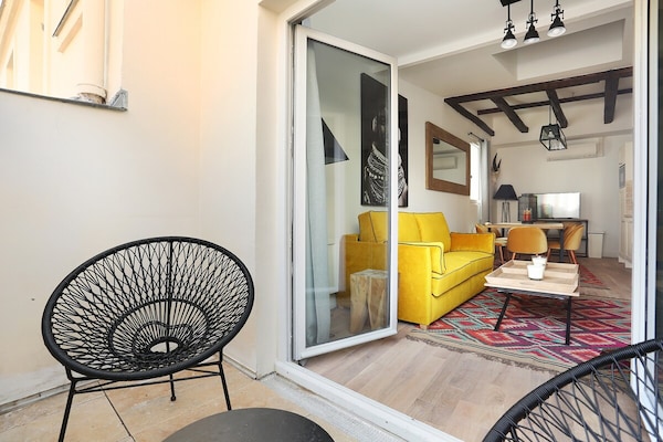 Foto van Charmant appartement in het centrum van Parijs met terras - 