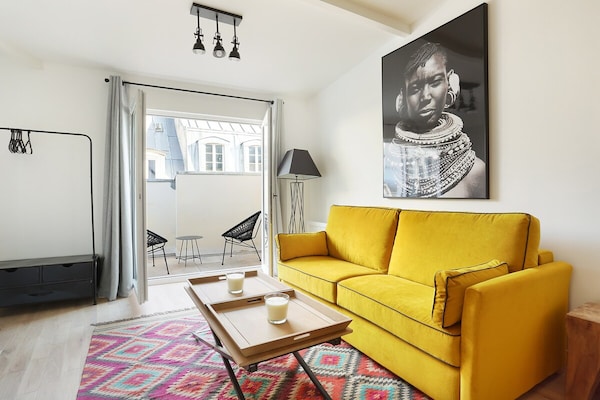 Foto van Charmant appartement in het centrum van Parijs met terras - 
