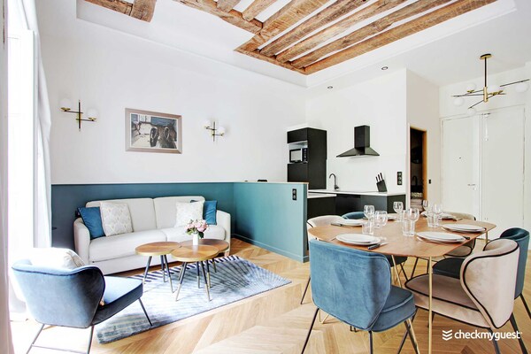 Foto van Stijlvol appartement - 2BR/6P - Le Marais - Vakantiehuis in Paris - 