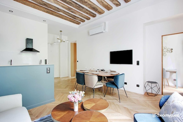 Foto van Stijlvol appartement - 2BR/6P - Le Marais - Vakantiehuis in Paris - 