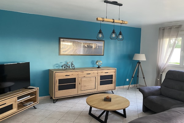 Foto van Vakantiehuis in Normandië bij zee - Vakantiehuis in Etretat - LivingRoom