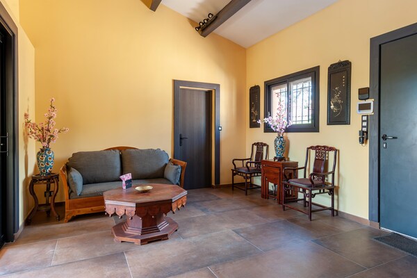 Foto van Villa in Callian met verwarmd zwembad en golf - Vakantiehuis in CALLIAN - LivingRoom