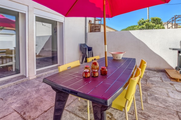 Foto van Vakantiehuis in La Seyne vlakbij Sablettes - Vakantiehuis in La-Seyne-sur-Mer - TerraceBalcony