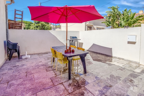 Foto van Vakantiehuis in La Seyne vlakbij Sablettes - Vakantiehuis in La-Seyne-sur-Mer - TerraceBalcony