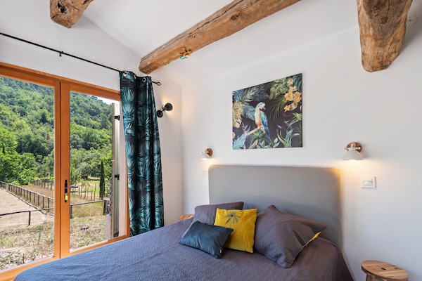 Foto van Villa in Bargemon met zwembad en bergzicht - Vakantiehuis in Bargemon - BedRoom