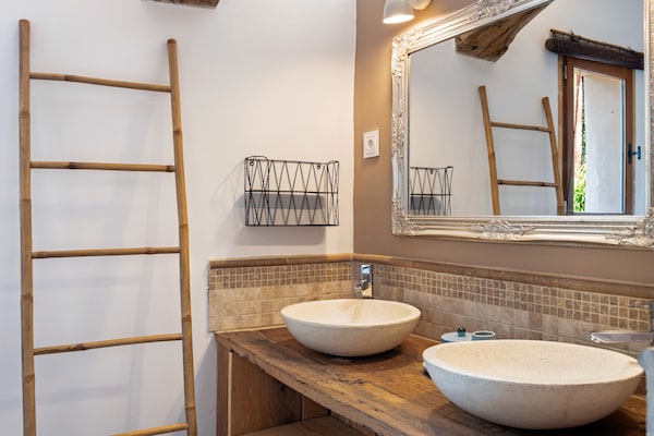 Foto van Villa in Bargemon met zwembad en bergzicht - Vakantiehuis in Bargemon - BathRoom