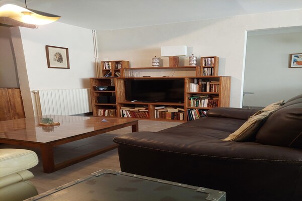 Foto van Huis in Vaison La Romaine met Verwarmd Zwembad - Vakantiehuis in Vaison la Romaine - LivingRoom