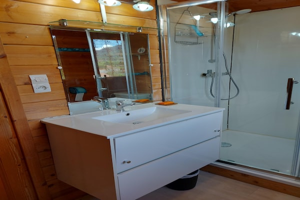 Foto van Chalet in Vogezen bij Skipistes - Vakantiehuis in Saint-Maurice-sur-Moselle - BathRoom