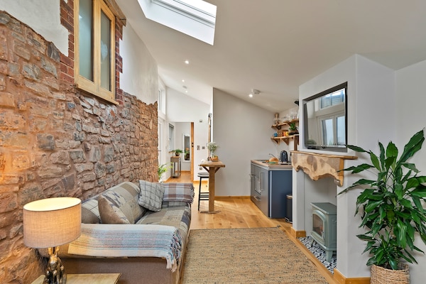 Foto van Schuur in Devon met Sterrenkijkbed - Vakantiehuis in Tiverton - LivingRoom