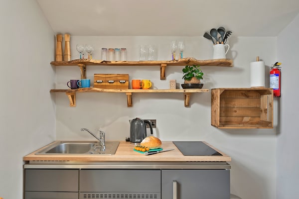 Foto van Schuur in Devon met Sterrenkijkbed - Vakantiehuis in Tiverton - Kitchen