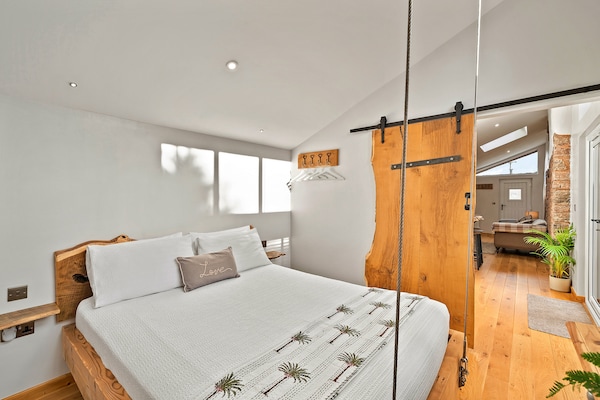 Foto van Schuur in Devon met Sterrenkijkbed - Vakantiehuis in Tiverton - BedRoom