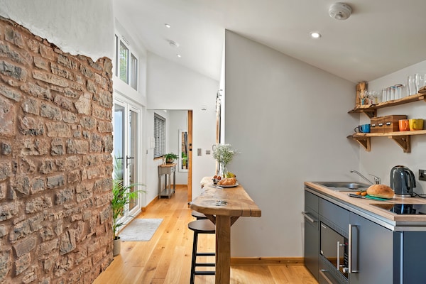Foto van Schuur in Devon met Sterrenkijkbed - Vakantiehuis in Tiverton - Kitchen