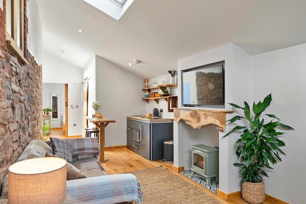 Foto van Schuur in Devon met Sterrenkijkbed - Vakantiehuis in Tiverton - LivingRoom