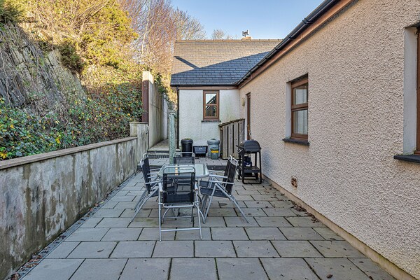 Foto van Cottage bij Cardigan Bay met Bubbelbad - Vakantiehuis in Talybont - TerraceBalcony
