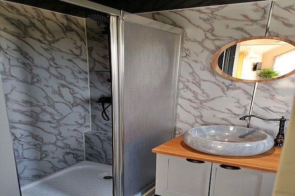 Foto van Cottage in Devon bij Dartmoor & Stranden - Vakantiehuis in Bovey Tracey - BathRoom