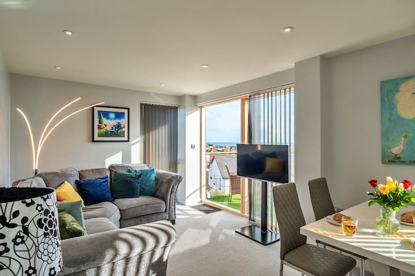 Foto van Appartement in Teignmouth met zeezicht - Vakantiehuis in Teignmouth - LivingRoom