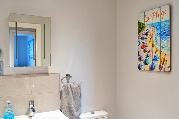 Foto van Appartement in Teignmouth met zeezicht - Vakantiehuis in Teignmouth - BathRoom