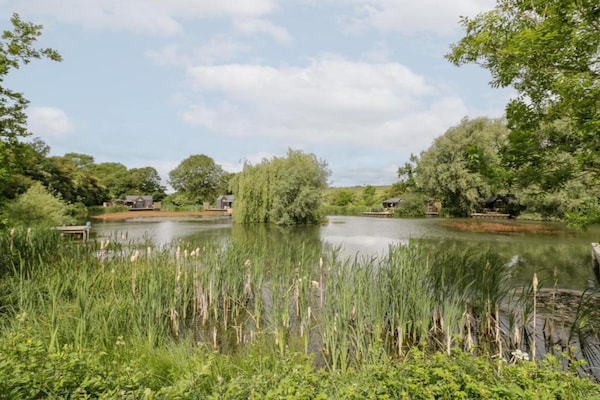 Foto van Hutten in Oxfordshire met Hot Tub & Weidezicht - Vakantiehuis in Banbury - AreaSummer20KM
